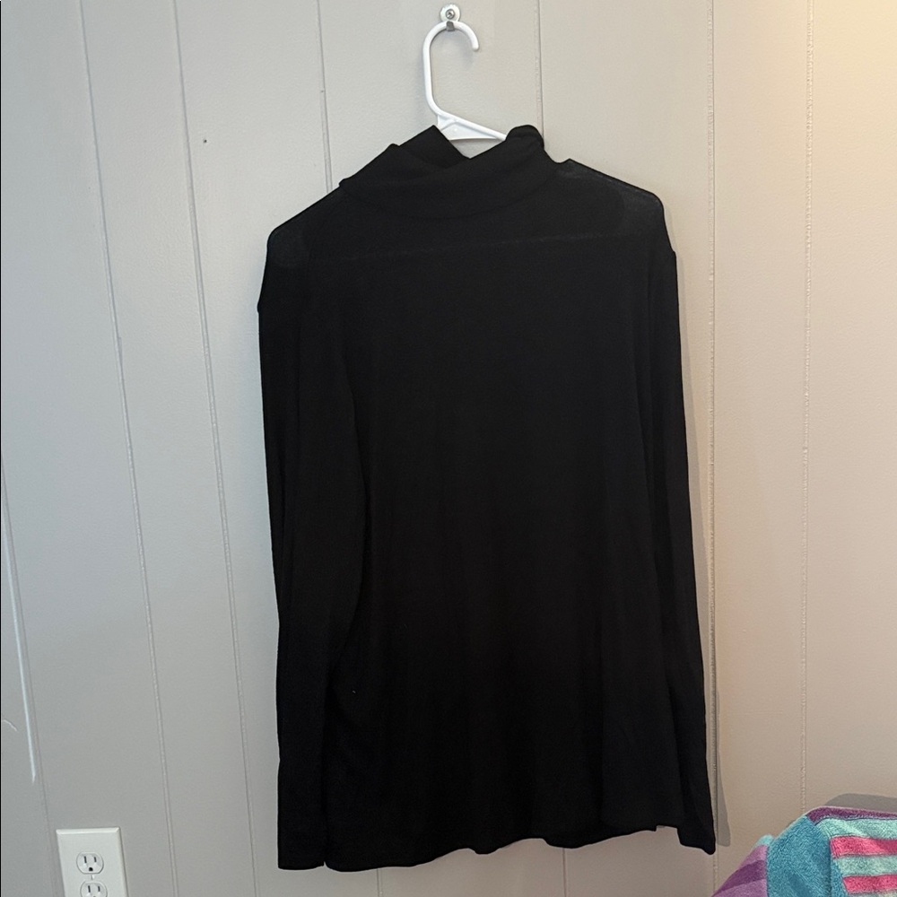 Lane Bryant Black Blouse